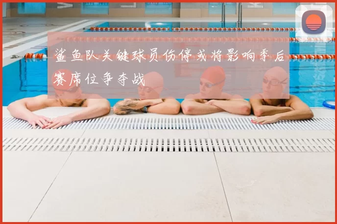 鲨鱼队关键球员伤停或将影响季后赛席位争夺战