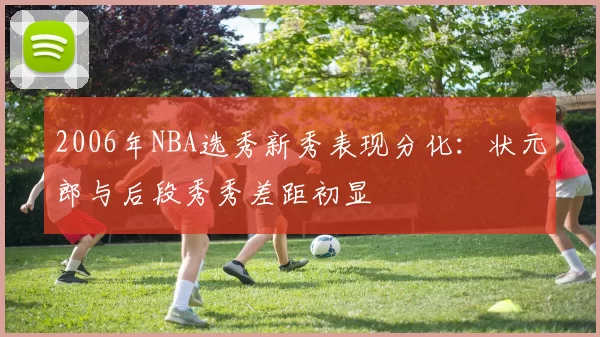 2006年NBA选秀新秀表现分化：状元郎与后段秀秀差距初显