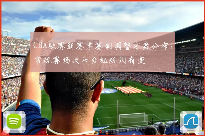 CBA联赛新赛季赛制调整方案公布，常规赛场次和分组规则有变