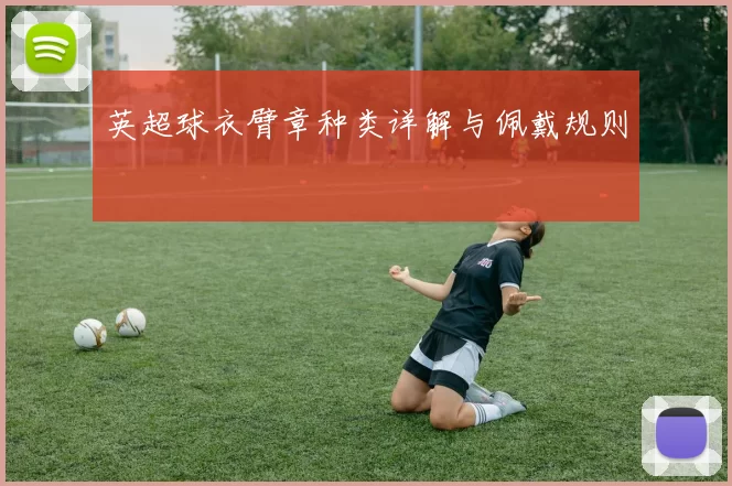 英超球衣臂章种类详解与佩戴规则