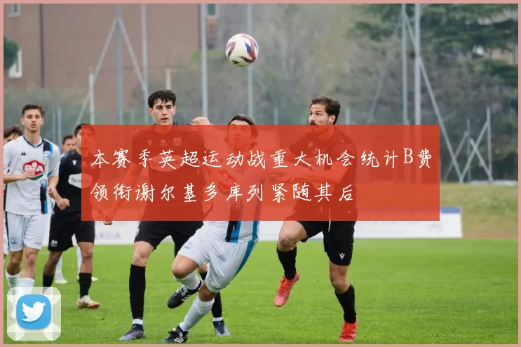 本赛季英超运动战重大机会统计B费领衔谢尔基多库列紧随其后